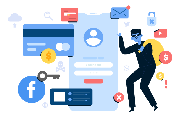 Imagem retrata como a fraude acontece