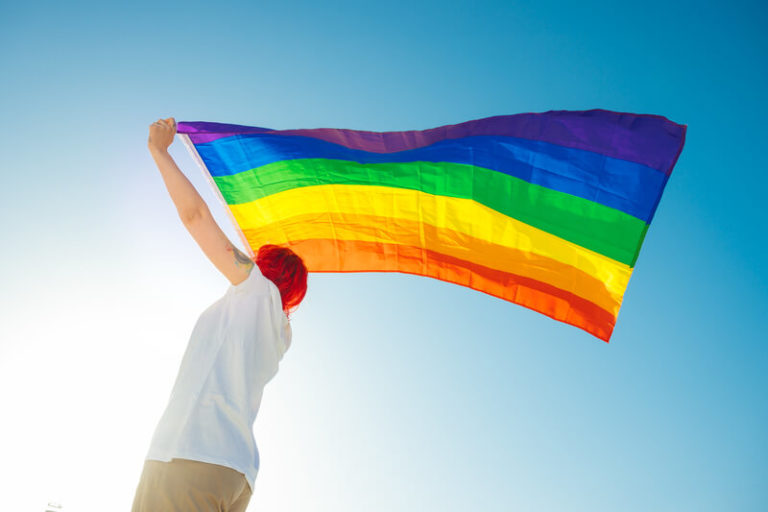 Com qual sigla suas respostas se identifica na Bandeira LGBT?