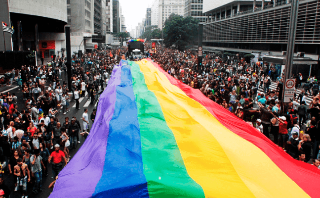  LGBTQIAP+ - imagem da parada em São Paulo 